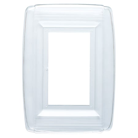 Westinghouse Westinghouse Clear 1 gang Plastic Wall Plate 1 pk 74998
